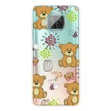 Gumový kryt PAINTED na Xiaomi Mi 10T Lite - Little Brown Bear