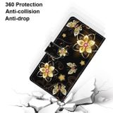 Peneženkové kožené pouzdro Coloured Drawing na Xiaomi Mi 10T 5G / 10T Pro 5G - Gold Diamond Butterfly