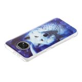 Gumový kryt LUMINOUS na Xiaomi Redmi Note 9T - Starry Sky Wolf