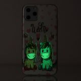 Gumový kryt LUMINOUS na Xiaomi Redmi Note 9T - Couple Unicorn