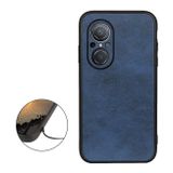 Kožený kryt COWHIDE TEXTURE na Huawei Nova 9 SE - Modrá