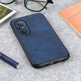 Kožený kryt COWHIDE TEXTURE na Huawei Nova 9 SE - Modrá