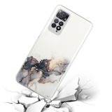 Gumový kryt MARBLE na Xiaomi Redmi Note 11 Pro - Černá