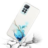 Gumový kryt MARBLE na Xiaomi Redmi Note 11 Pro - Modrá