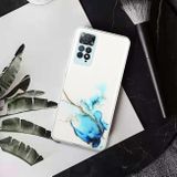 Gumový kryt MARBLE na Xiaomi Redmi Note 11 Pro - Modrá