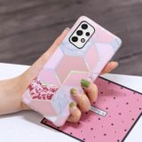 Gumový kryt PATTERN na Samsung Galaxy A33 5G - Pink Rhombus