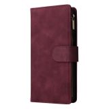 Multifunkční peneženkové pouzdro na Xiaomi Redmi Note 11 Pro - Wine Red