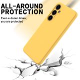 Pryžový kryt Liquid pro Samsung Galaxy S24 5G - Žlutá