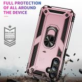 Kryt Magnetic Holder Armor pro Galaxy A15 4G/5G - Růžovo zlatá