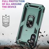 Kryt Magnetic Holder Armor pro Galaxy A15 4G/5G - Tmavě zelená