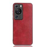 Pryžový kryt Sewing na Huawei P60 Pro - Červená