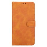 Peněženkové kožené pouzdro Leather na Motorola Edge 50 Pro - Hnědá