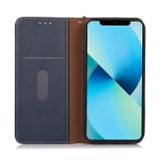 Peněženkové kožené pouzdro KHAZNEH Cowhide pro OPPO Reno10 5G/10 Pro 5G - Modrá