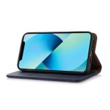 Peněženkové kožené pouzdro KHAZNEH Cowhide pro OPPO Reno10 5G/10 Pro 5G - Modrá