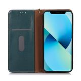 Peněženkové kožené pouzdro KHAZNEH Cowhide pro OPPO Reno10 5G/10 Pro 5G - Zelená