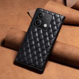 Peněženkové kožené pouzdro Diamond Flip na Xiaomi Redmi Note 13 - Černá