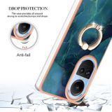 Ring Holder kryt Electroplating pro OPPO Reno10 5G/10 Pro 5G - Zelená