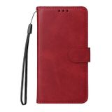 Peněženkové kožené pouzdro Global Classic na Xiaomi Redmi Note 13 - Červená