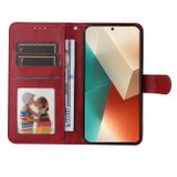 Peněženkové kožené pouzdro Global Classic na Xiaomi Redmi Note 13 - Červená