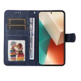 Peněženkové kožené pouzdro Global Classic na Xiaomi Redmi Note 13 - Modrá