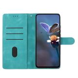 Peněženkové kožené pouzdro Flower Butterfly na OPPO Reno10 5G/10 Pro 5G - Světle modrá