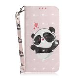 Peněženkové 3D pouzdro na Xiaomi Redmi Note 13 - Heart Panda