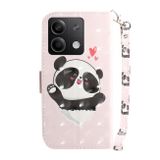 Peněženkové 3D pouzdro na Xiaomi Redmi Note 13 - Heart Panda