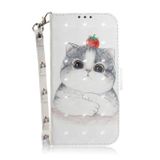 Peněženkové 3D pouzdro na Oppo A38 - Cute Cat