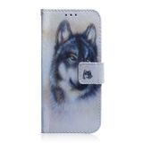 Peněženkové kožené pouzdro na Xiaomi Redmi Note 13 - White Wolf