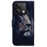 Peněženkové kožené pouzdro na Xiaomi Redmi Note 13 - Lion