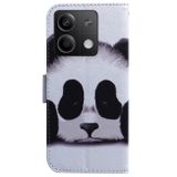 Peněženkové kožené pouzdro na Xiaomi Redmi Note 13 - Panda