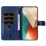 Peněženkové kožené pouzdro Global Calf na Xiaomi Redmi Note 13 - Modrá