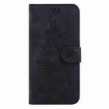 Peněženkové kožené pouzdro Lily pro Samsung Galaxy S24 5G - Černá