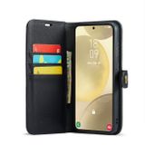 Multifunkční peněženkové pouzdro DG.MING Detachable pro Samsung Galaxy S24 5G - Černá