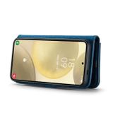Multifunkční peněženkové pouzdro DG.MING Detachable pro Samsung Galaxy S24 5G - Modrá