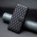 Peněženkové kožené pouzdro Diamond Wallet na Motorola Edge 50 Pro - Černá