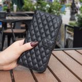 Peněženkové kožené pouzdro Diamond Wallet na Motorola Edge 50 Pro - Černá