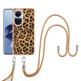 Plastový kryt Electroplating pro OPPO Reno10 5G/10 Pro 5G - Leopard