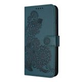 Peněženkové kožené pouzdro Datura Flower pro OPPO Reno10 5G/10 Pro 5G - Zelená