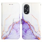 Peněženkové kožené pouzdro Marble Pattern na Oppo A38 - 006