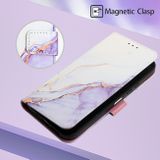 Peněženkové kožené pouzdro Marble Pattern na Oppo A38 - 006