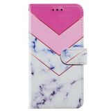 Peněženkové kožené pouzdro Painted na Oppo A38 - Smoke Marble