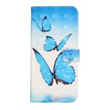 Peněženkové 3D pouzdro Oil na Oppo A38 - Three Butterflies