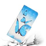 Peněženkové 3D pouzdro Oil na Oppo A38 - Three Butterflies