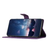 Peněženkové kožené pouzdro Diamond na OPPO Reno10 5G/10 Pro 5G - Fialová