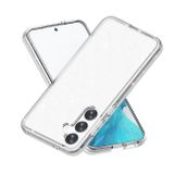 Pryžový Glitter kryt Terminator pro Samsung Galaxy S24 5G - Bílá