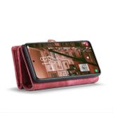 Multifunkční peněženkové pouzdro CaseMe Detachable pro Samsung Galaxy S24 5G - Červená