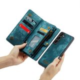 Multifunkční peněženkové pouzdro CaseMe Detachable pro Samsung Galaxy S24 5G - Modrá