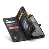 Multifunkční peněženkové pouzdro CaseMe Detachable pro Samsung Galaxy S24 5G - Černá