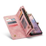 Multifunkční peněženkové pouzdro CaseMe Detachable pro Samsung Galaxy S24 5G - Růžová